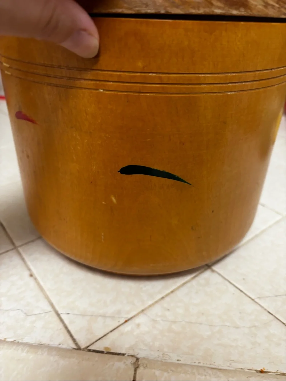 Wooden Rooster Canister Set of Two